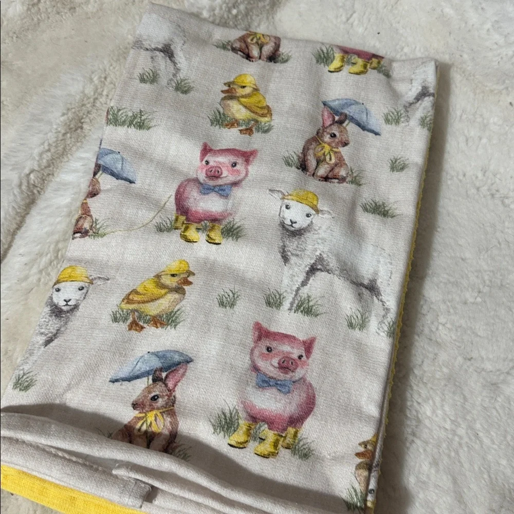 The Farmhouse by Rachel Ashwell set of 3 Easter large kitchen towels